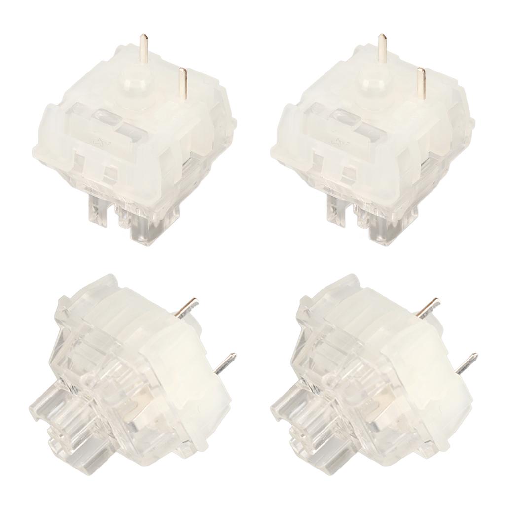 45pcs Linear Mechanical Keyboard Switches Backlight Waterproof Hot Swappable DIY Keyboard Switch