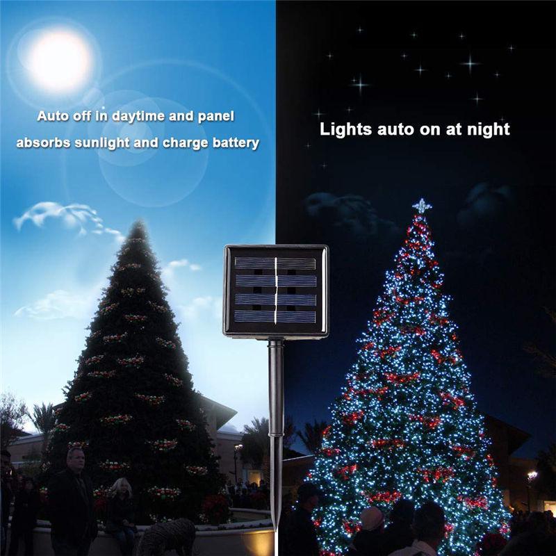 200 100 50 LED Solar Power Fairy Garden Lights String Outdoor Party Wedding Xmas 200 100 50 LED Solar Power Fairy Garden Lights String Outdoor Party Wedding Xmas