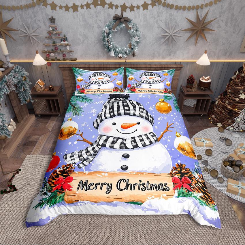 Comforter Homewish Merry Christmas Festival Xmas For Kids Bedding Sethappy New Year Decor