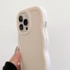 Welle Seite Flüssigkeit Silikon Telefon Fall Für Xiaomi Redmi Hinweis 8 9 10 11 12 13 Pro Plus 5G 4G 9S 10S 11S 12S Creme Soft Cover Fundas