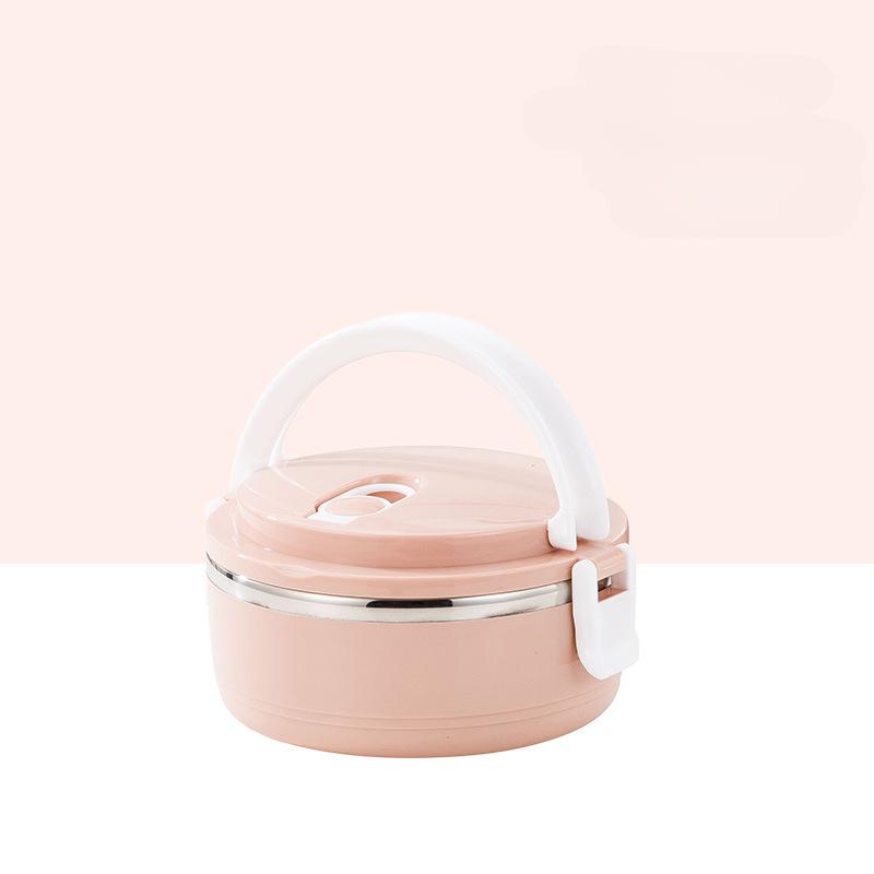 Double-Layer Insulated Stainless Steel Lunch Box for Office, School, Camping, and Picnic