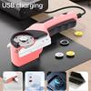 Cordless Electric Scissors 3.6V Re Able Cardboard Box Cutter Fabric Scissor with Spare Blade   Lock & LED Light for Leather Carpet Plast