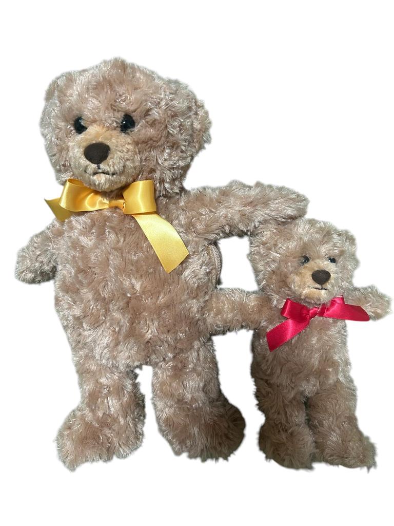 Bear and Cub Plush Backpack