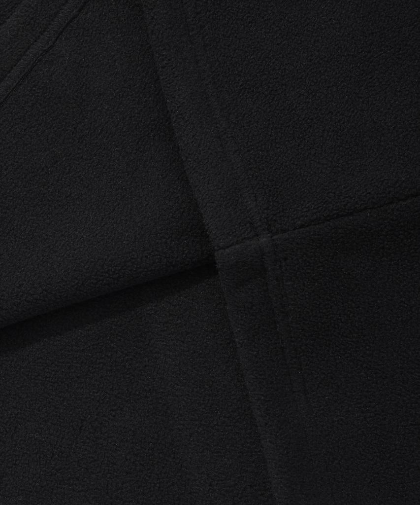 COVERNAT Arch Logo Fleece Half Zip Sweatshirt Black