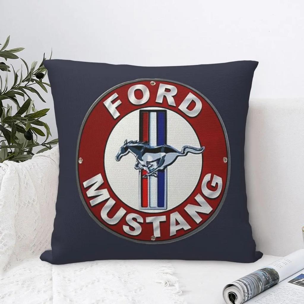 Ford Mustang Pillowcase Polyester Pillows Cover Cushion Comfort Throw Pillow Sofa Decorative Cushions Used for Home Living Room
