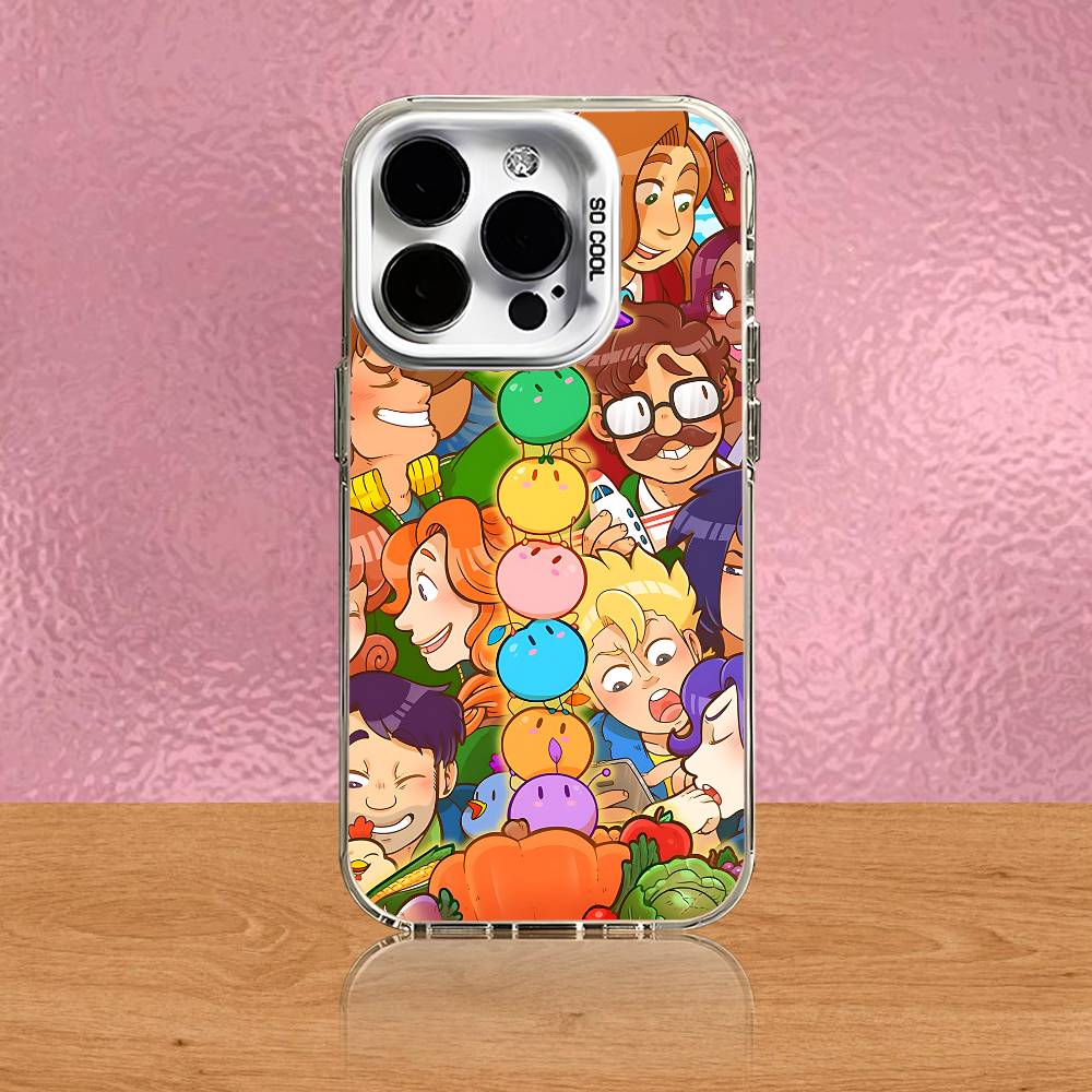 S-Stardew V-Valley White Matte Finish,Fingerprint Proof Phone Case For iPhone 17,16,15,14,13,12,X,8,Pro,Max,Plus,SE4,Air,Mini iPhone15Plus