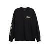Vans Advanced Vee Printed Pattern Crew Neck Long Sleeve T-Shirt Unisex tops VN000SX4BLK