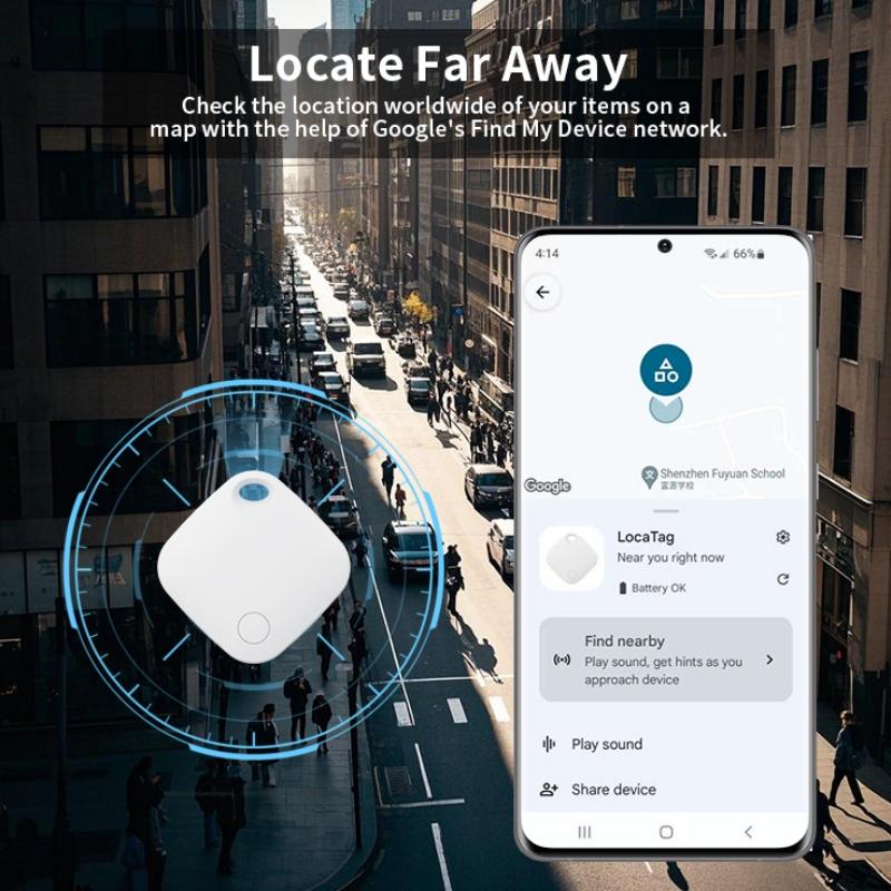 Smart Location Tracker for Android Devices Tag Work With Google Find Hub App Positioning Key Finder for Xiaomi Samsung Motorola
