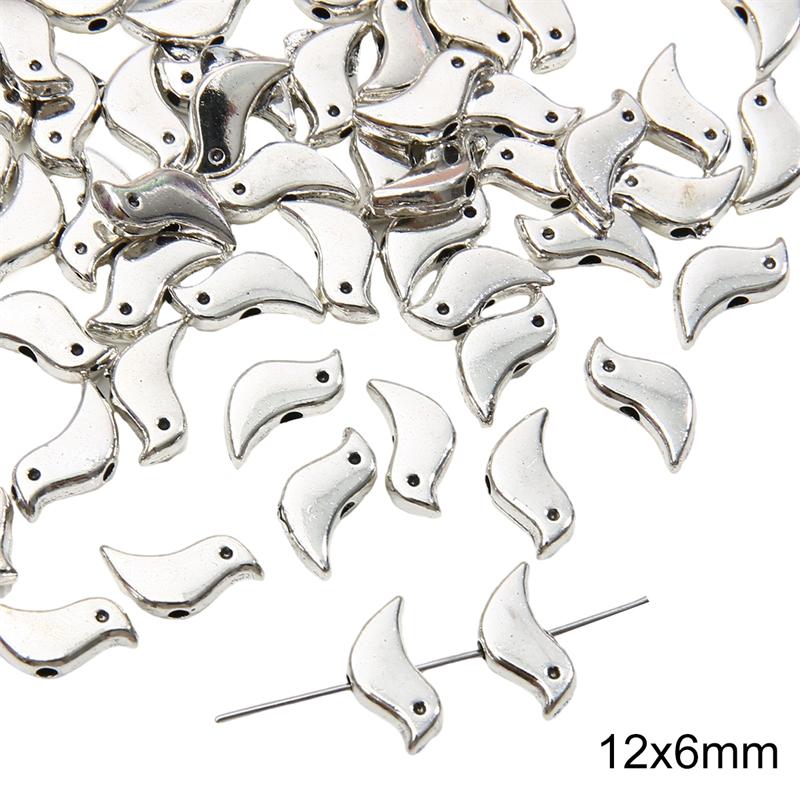 Metalllegering anheng for smykker gjør DIY armbånd halskjede Cat Bird Charms