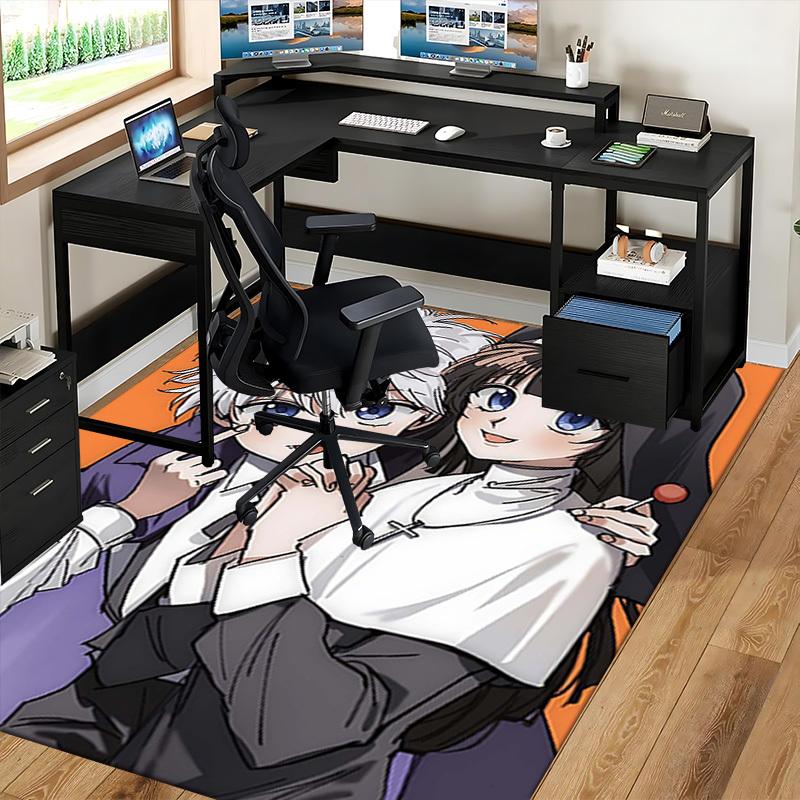 1pc Anime Nuns Office Chair Mat - Cute Nun Design, Non-Slip Carpet for Home Decor, Gift Idea, Seasonal Decoration, Suitable for Office, Living Room, B