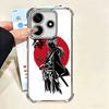 Rurouni Kenshin Anime Plating Phone Case For Xiaomi Poco X5 X6 X7 X8 Pro Max F8 Ultra F7 M8 M7 M5S Redmi 15C 15 14C 13C 13 X3 12