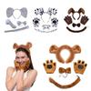 Child Animal Costume Accessories, Elephant Lion Monkey Dog Cats Costume Set for Kid Boy Girl Cosplay Christmas Halloween