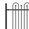 DRONTEN Black Spike Arch Fence