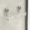 Glacier Pattern Shower Storage Rack Punch-Free Transparent Storage Holder Multifunction Strong Sucker Rack for Home Bathroom