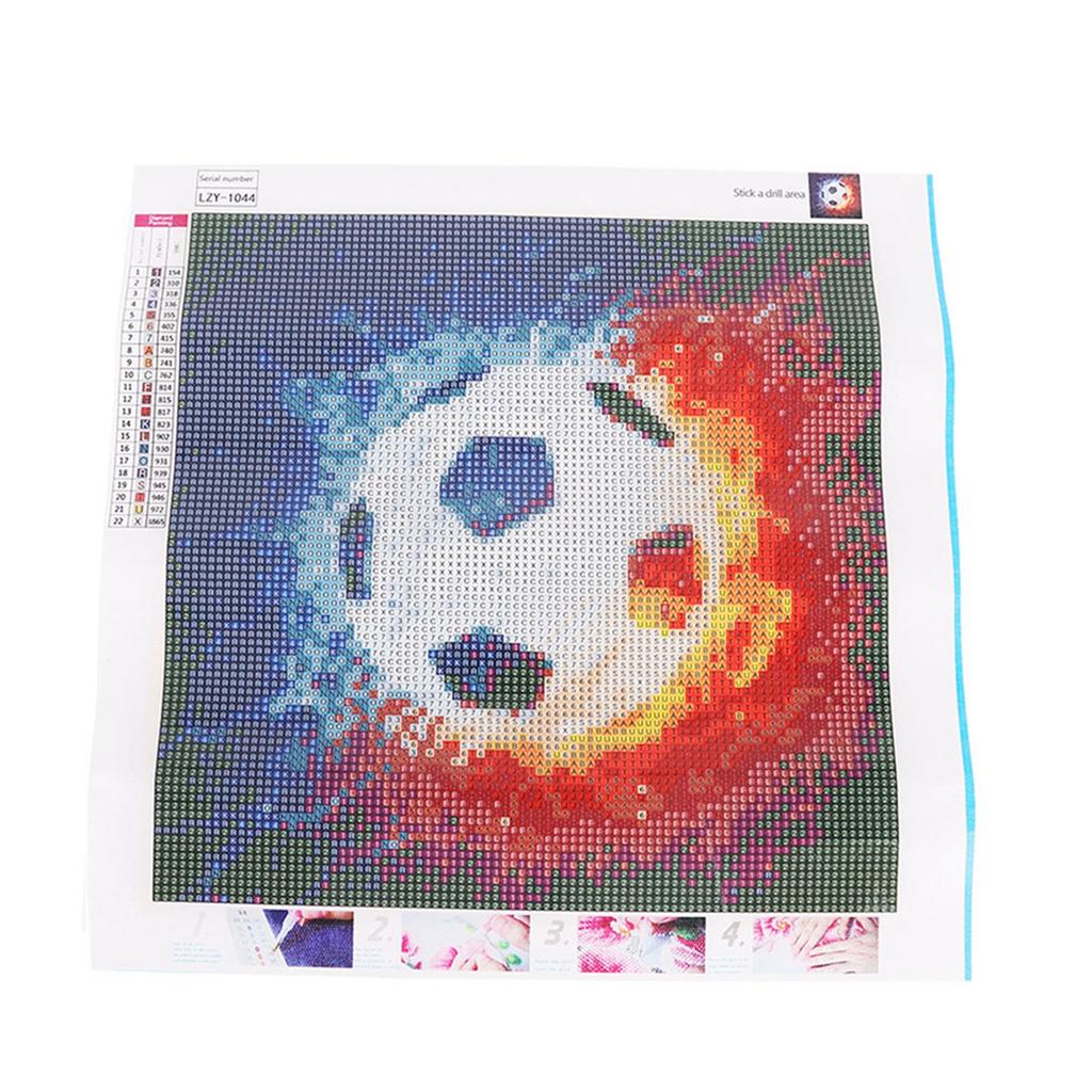 DIY Fußballmuster 5D Vollbohrer Diamantmalerei Stickerei Malereien Bilder Kunsthandwerk für