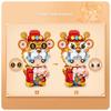 Creative Mini Block Tradition Chinese New Year Boy And Girl Figures Tiger Lion Dance Building Brick Big Head Toys Collection