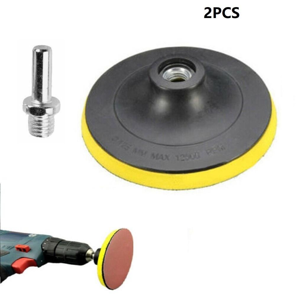 

125mm 5in Polishing Grinding Backing-Plate Pad For Sander Sanding Disc 2pcs