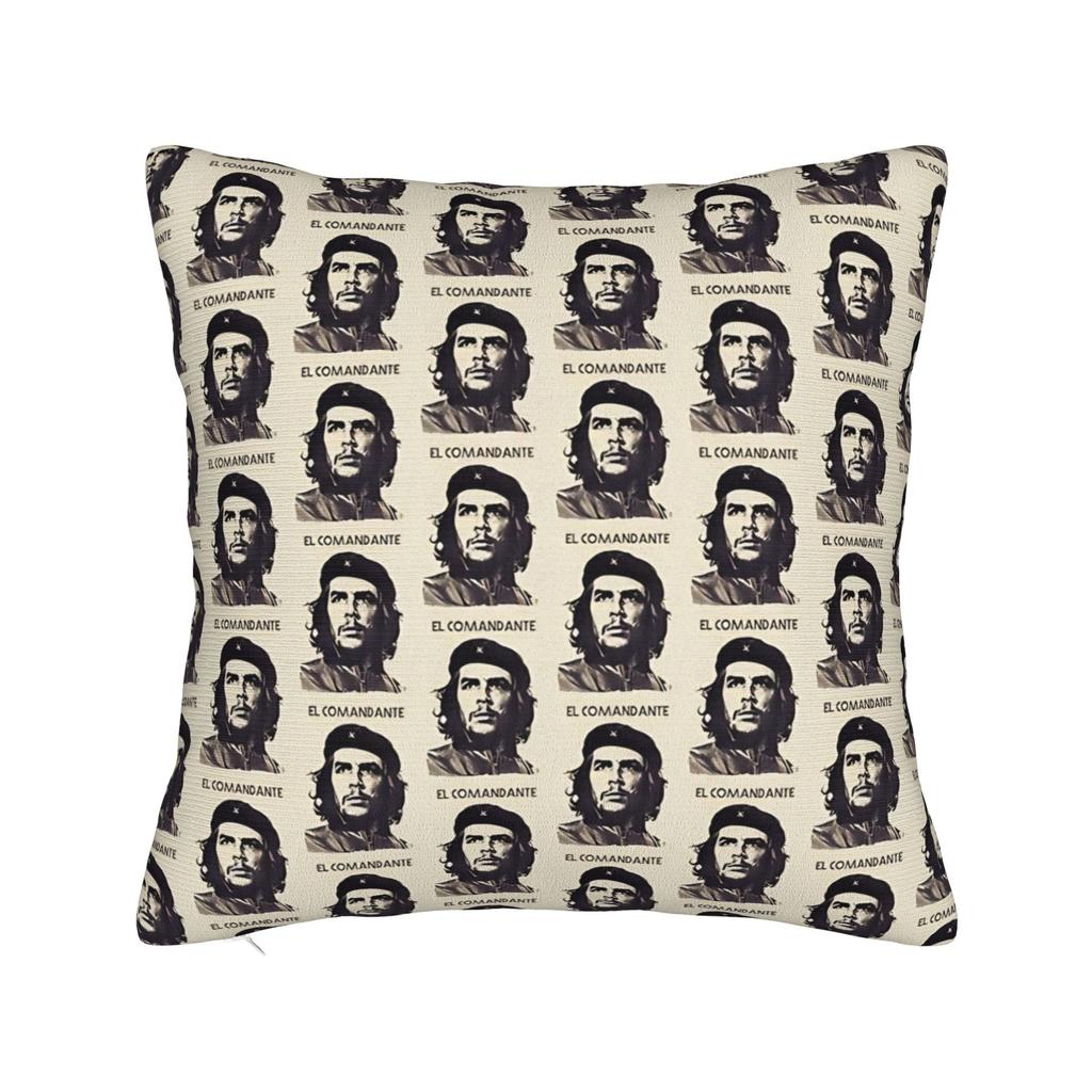 Che Guevara Argentine Marxist Revolutionary Pillowcases Retro Trendy Pillow Case For Living Room Bed Chair Soft Pillow Cover