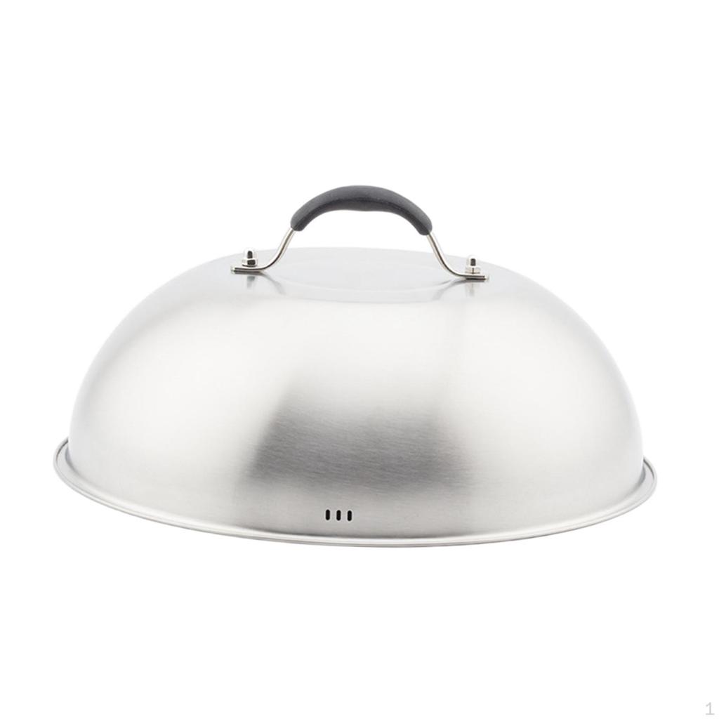 Burger Cover Grilling Melting Dome Griddle Food Serving Cheese Basting