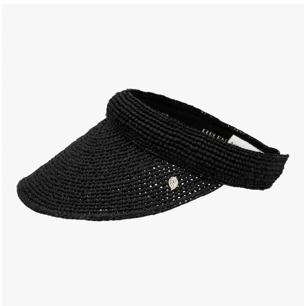 Hellehkaminski Erin Charcoal Visor Sun Cap Hat51934