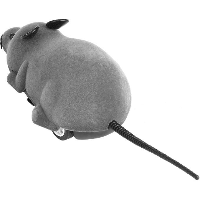 Remote Control Toy for Cats, Electronic Rat Toy for Kitten Funny Chasing Simulation Animal Toys Pet Novelty Gift(Gray)