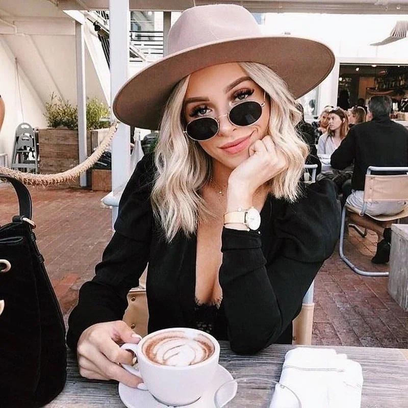 Durable High Quality Vintage Cat Eye Sun Glasses For Women Men Fashion Retro Minimalist Stylish Glasses Female Male