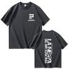 Chanteuse Maria Becerra La Nena Short à lettres Manches courtes Esthétique Harajuku Mode Été Imprimé 100% Coton T-shirt