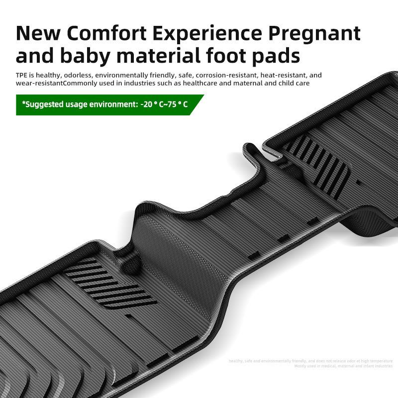 Ford Ranger 2019-2025 TPE Floor & Truck Bed Mats - Fits Left & Right Hand Drive.