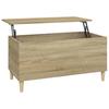  Coffee Table, Sonoma Oak, 90x44.5x45 Cm
