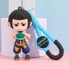 KPOP Demon Hunters Keychain, Tiger Character PVC Figure Keychain, Cute Harajuku Style Key Ring for Kids & Fans Halloween Gift