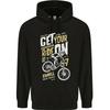 Get Your Ride On Downhill Mountain Biking Childrens Kids Hoodie