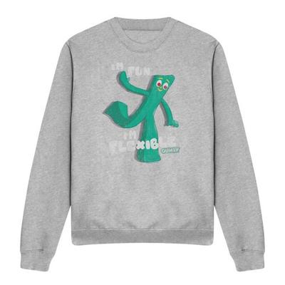 Gumby Unisex Erwachsene IÂ´m Flexible Heather Sweatshirt