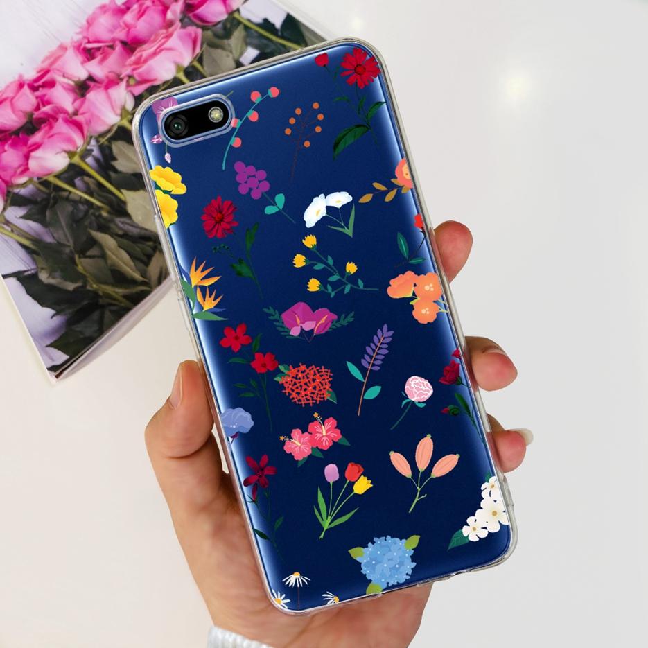 For Huawei Y5 Lite 2018 Case DRA-LX5 Luxury Painted Back Cover Clear Silicone Soft Phone Case For Huawei Y5 Prime Y 5 2018 Shell