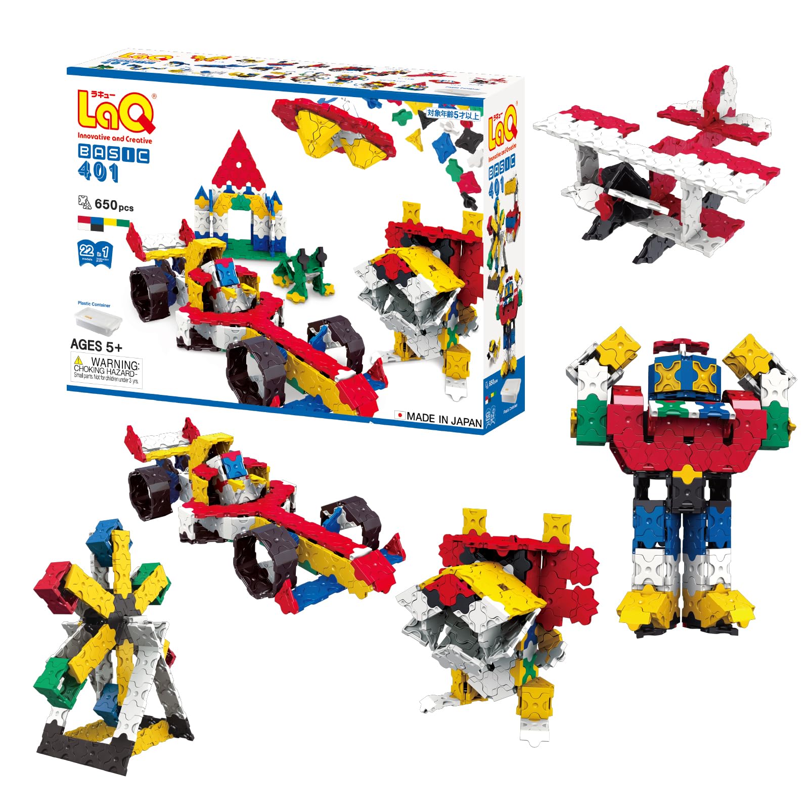 

Yoshiritsu LaQ Базовый 401 Пластиковый контейнер L009630 Вер. (650 шт.) [Новые характеристики]