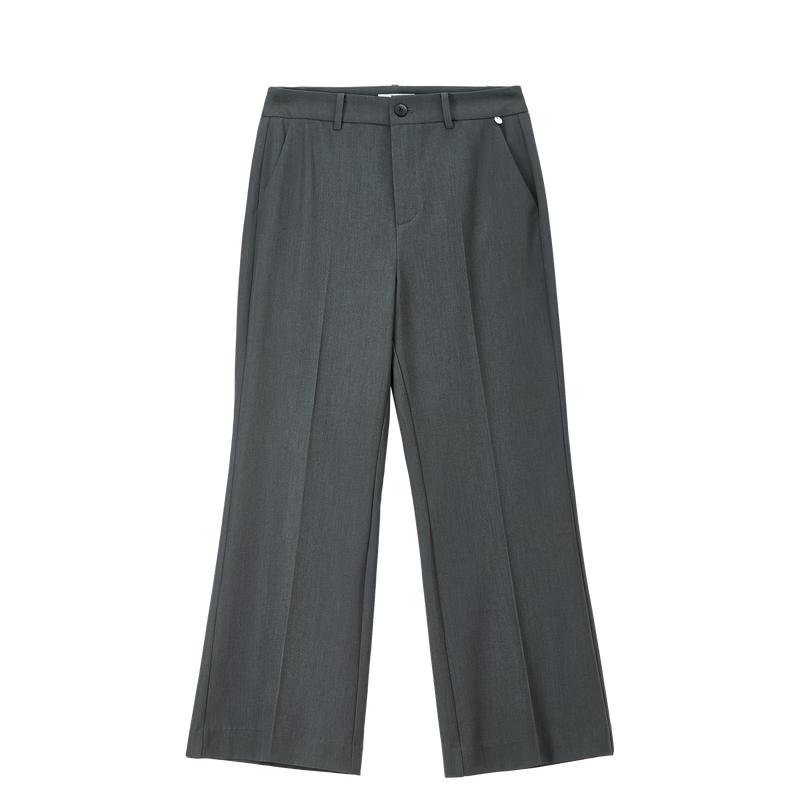 Women's Wool Blend Slim Fit Ankle Flare Pants