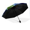 1 PC Automatic Folding Umbrella - Cartoon Pattern, Portable & Foldable Design with 8 Ribs, Christmas Birthday Gifts