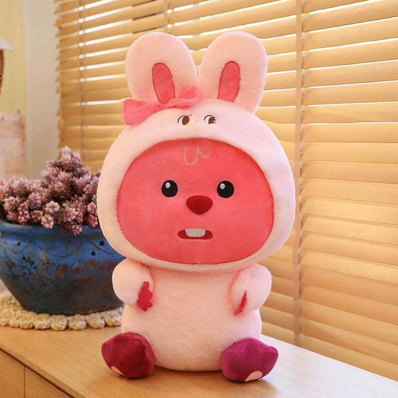 

Мультяшная плюшевая игрушка Руби Бобер - Милая кукла для косплея на день рождения девочки 35cm 0.3kg розовый