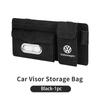 Car Accessories Sunvisor Tissue Box Paper Towel Storage Holder For Volkswagen VW Polo Jetta Sagitar Magotan Passat B5 B6 B7 CC zg8