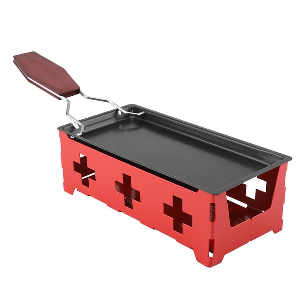 Tragbares Antihaft-Käse-Raclette-Röster-Backblech-Herd-Set Haushaltsküche Grillwerkzeug Raclette Tragbares Raclette Raclettes Raclette-Grill Racle