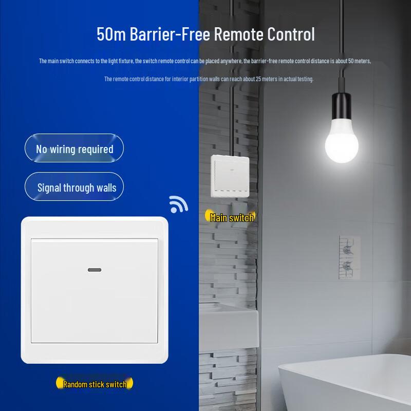 Wireless Remote Control Light Switch Panel