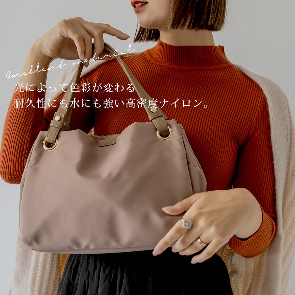 [Hernoemen] Nylon 2-weg Tote Bag (Marine)