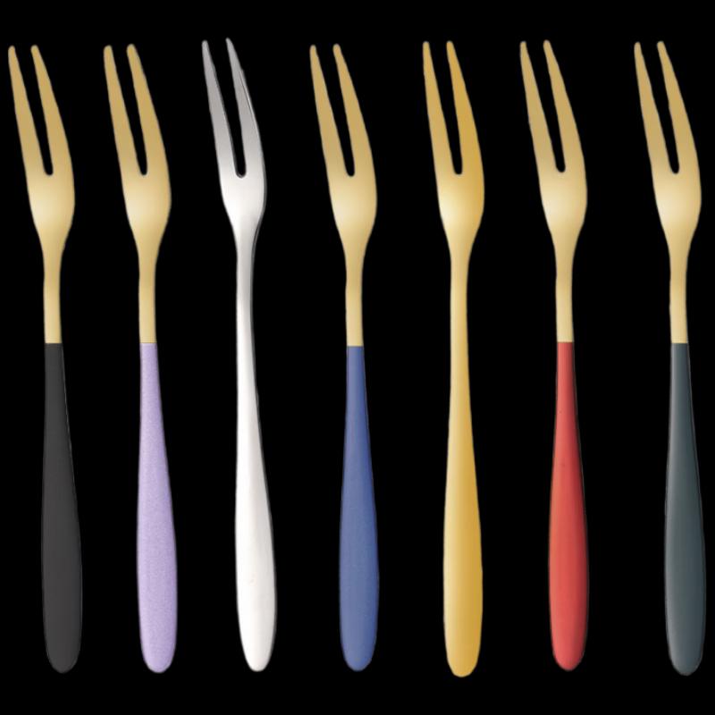 Stainless Steel Portable Fruit Fork Set