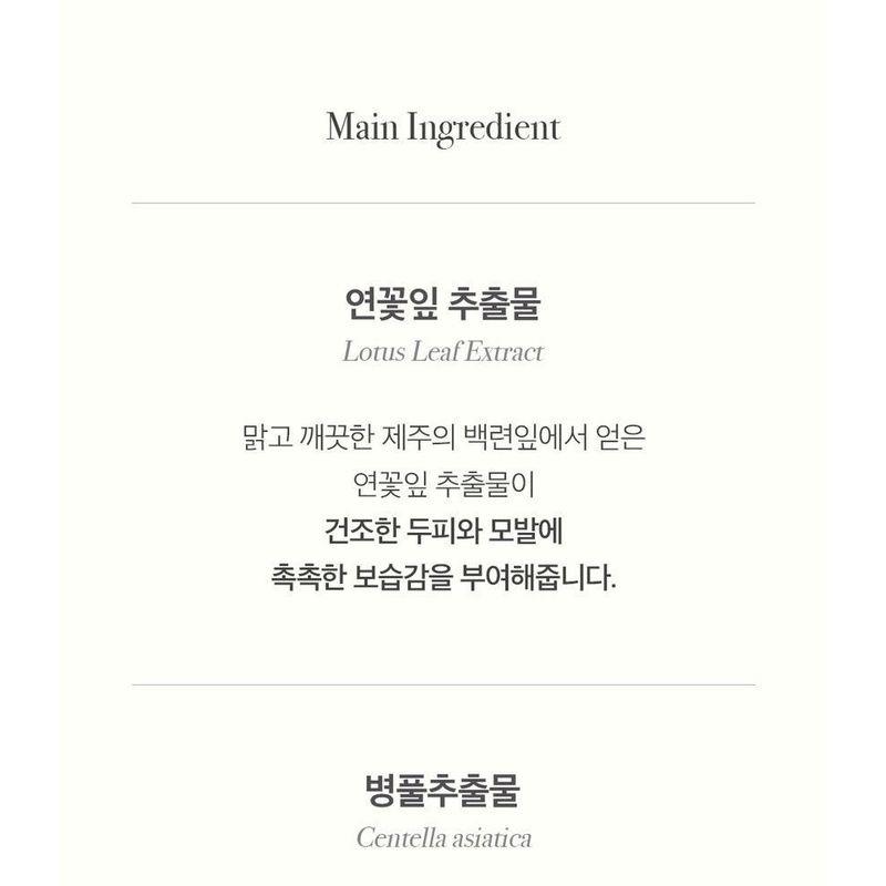 THE PURE LOTUS - Lotus Leaf Shampoo For Middle And Dry Scalp Jumbo