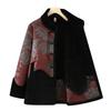 Old lady winter woolen coat grandma fur integrated top old man Tang suit velvet clothes