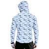 Giacca da Uomo Casual con Cappuccio e Maniche Raglan, Stampa Mimetica, Leggera, Copricapo da Esterno (Occhiali non inclusi)