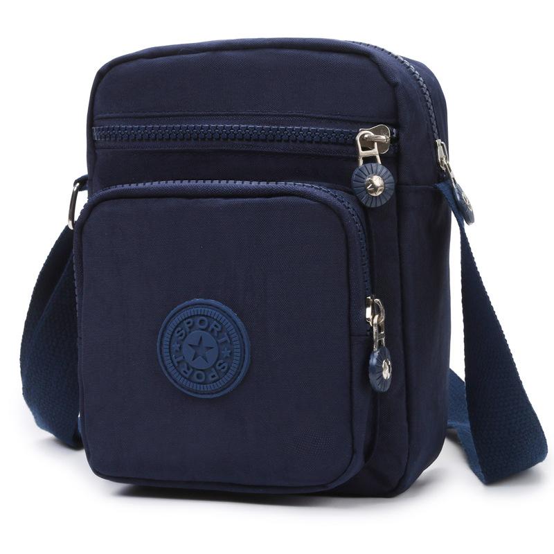 Women’s Nylon Crossbody Bag Small Messenger Bag Multi Pocket Shoulder Purse Lightweight Travel Phone Bag Casual Mini Handbag