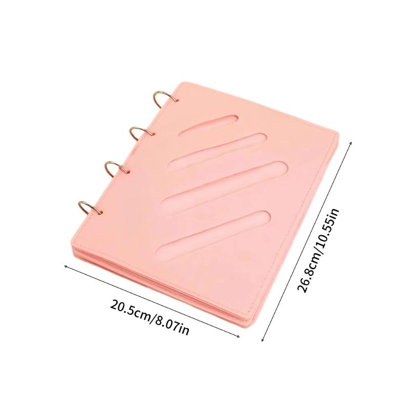 Portable Hair Jewelry Display Case Felt Texture for Kids Accessories Felt Organizers Book with Multiple Storage Pockets