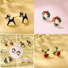 Stylish Alloy Christmas Earrings Fashionable Holiday Accessories