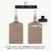 [HANATORA] ID Card Holder, Vertical Type, Genuine Leather, Neck Strap, with Back Pocket, for Employee ID, Shrink Leather, Men's & Women's, Brand, Gift