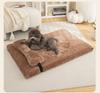 New Pineapple Lattice Pet Bed Warm Winter Cat Dog Cushion Soft Washable Mat Bedding for Medium Large Pets Cozy Home Nest
